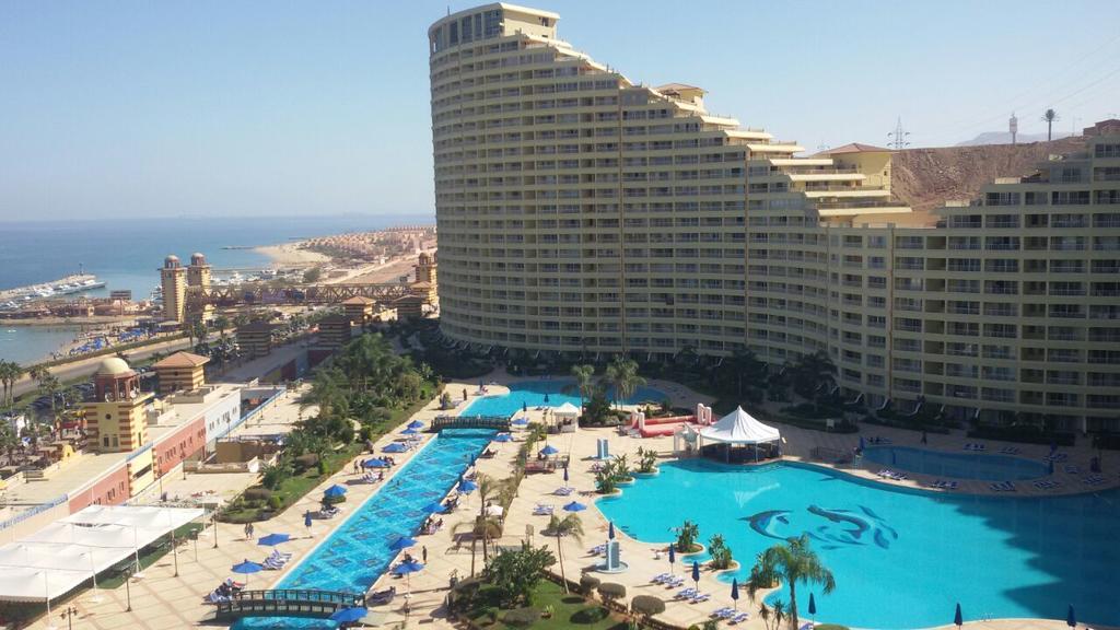 Porto Sokna With Sea View Pyramids Apartments Family Only Ain Sukhna Luaran gambar